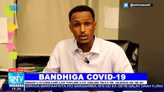 BARNAAMIJKA BANDHIGGA COVID-19 SNTV || 11.04.2021