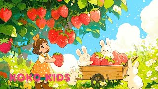 Happy Playtime Music 🍓 | Fun & Bright Kids' Songs! Nersery Rhymes for Kids