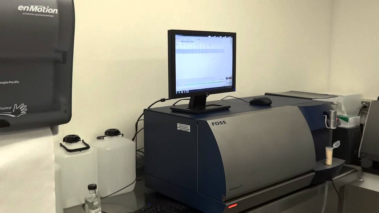 Milkoscan Ft1 Analyzer In Action Youtube