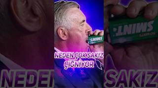 Ancelotti Neden Maçlarda Sakız Çiğniyor ?!! #shorts #realmadird #futbol