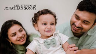 Christening Highlights of  Jonathan Sonny |Baptism | kerala