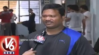 Hyderabad - V6 special story on Kick Boxing champion Suresh Patil