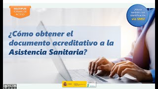 Cómo obtener el documento acreditativo a la Asistencia Sanitaria [con certificado digital]