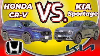 All-new Honda CR-V VS New Kia Sportage comparison