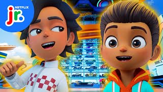 Welcome to the Ultimate Garage Racing Camp! 🏁 Hot Wheels Let's Race | Netflix Jr