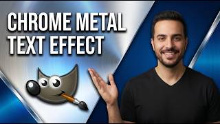 How To Create Chrome Metal Text Effect In GIMP (Easy Guide)