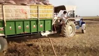 Farmtrac 55 Pulling Fully Loaded Trolly | Awesome Performance |