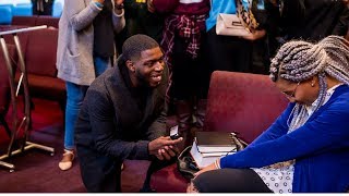 SWEETEST SURPRISE PROPOSAL EVER ! || PREACHING INTO MY PROPOSAL| Olayinka & Crystal