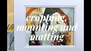 cropping, matting, and mounting works on paper   SD 480p