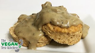 Homestyle Biscuits & Sausage Gravy | The Vegan Test Kitchen