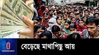 দেশের মানুষের মাথাপিছু আয় ২৮২৪ ডলার || PER CAPITA INCOME