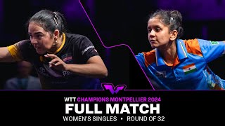 FULL MATCH | Adriana Diaz vs Sreeja Akula | WS R32 | #WTTMontpellier 2024