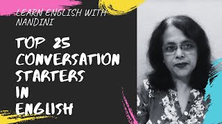 Top 25 conversation starters in English