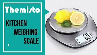 Themisto TH-WS20 Digital Kitchen Weighing Scale Stainless Steel (5Kg)