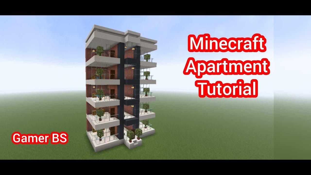 Minecraft Apartment Tutorial Youtube