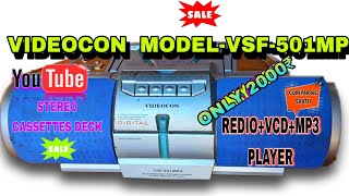 VIDEOCON MODEL- VSF-501MP DIGITAL REDIO +VCD +MP3+ DACK PLAYER SALE #MANGALBORICHA2