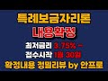 특례보금자리론 세부내용 확정 최저금리 3.75%~ 23년1월30일부터 접수