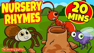 Ants Go Marching ♫ Nursery Rhymes ♫ Mary Had a Little Lamb ♫  Nursery Rhymes by The Learning Station