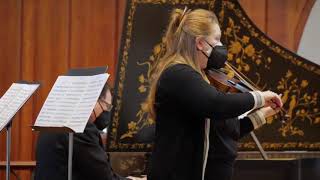 Bach Brandenburg Concerto No. 5, 1st movement. La Fiocco, live performance.