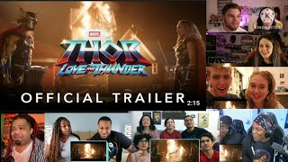 Thor Love and Thunder Official Trailer Reactions Mashup