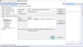 72 Multiple inheritance using interfaces