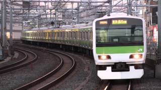 FHD JR山手線E231系500番台トウ546編成 東京・品川方面行き 御徒町駅到着