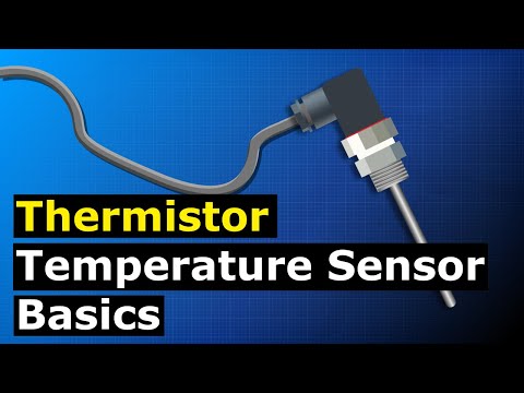Why are semiconductors used in thermistors?