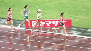 [4k]山中柚乃選手が日本歴代2位のタイムで連覇　女子3000m障害物　決勝　日本選手権2022