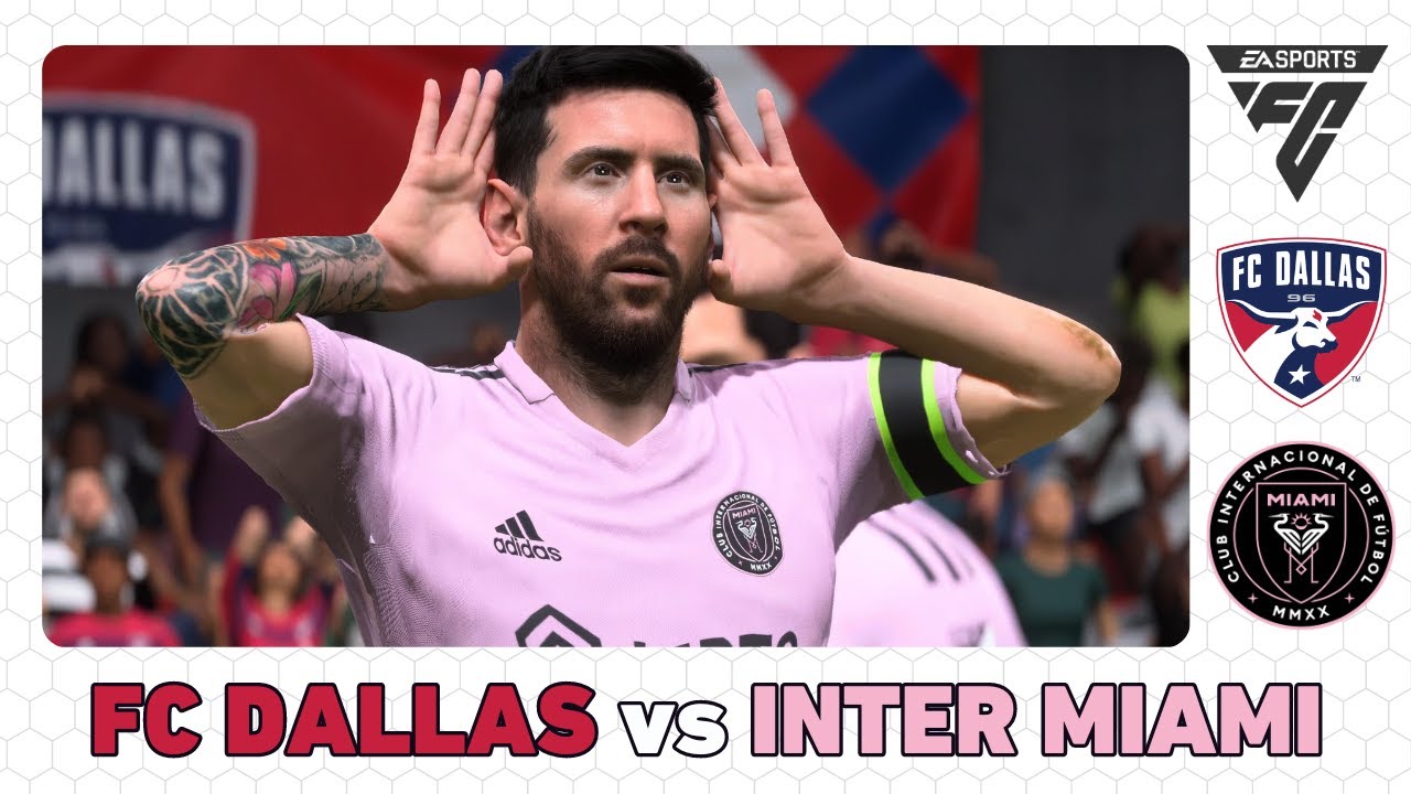 FC DALLAS Vs INTER MIAMI - Friendly Match 2024 - YouTube