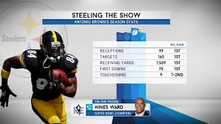 Former Steelers' WR Hines Ward Talks Antonio Brown & Big Ben Connection - 12/14/17