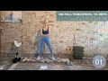 30 minute full body emom workout strength and cardio dumbbells only