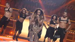 Jennifer Lopez Ft. Pitbull - Live On The Floor American Idol HD