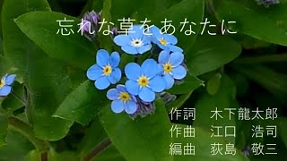 忘れな草をあなたに(インストルメンツ)