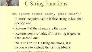 Intro to C Programming - C Strings