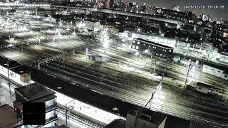 【アーカイブ】尾久駅ライブカメラ　尾久車両センター　カシオペア・四季島　TOKYO OKU LIVE CAMERA_2024.12.16_カシオペア