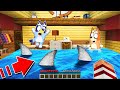 APARECEN TIBURONES EN CASA DE BLUEY EN MINECRAFT