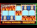 INSANE RETRIGGER → OVER 500X MASSIVE WIN on Fire Light Eruption Slots!