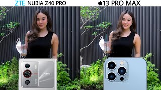 ZTE Nubia Z40 Pro vs iPhone 13 Pro Max Camera Test