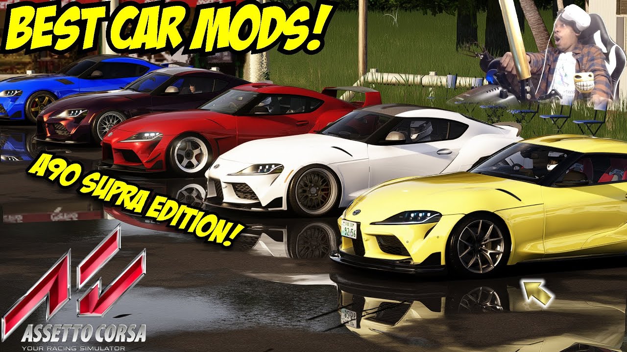 TOP 5 BEST CAR MODS A90 SUPRA EDITION! | Assetto Corsa Car Mods - YouTube