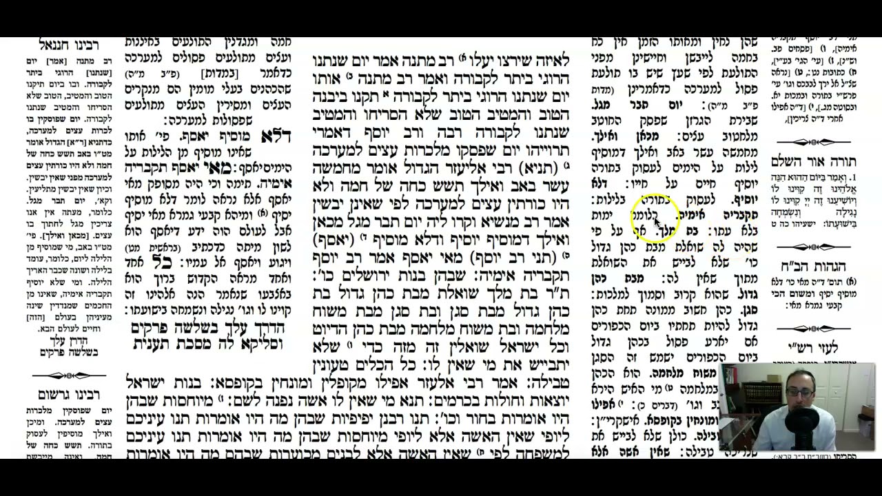 Taanis Daf 31a Daf Yomi Gemara (Talmud) Meseches Taanis - YouTube