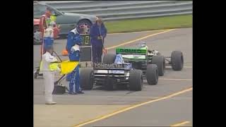 1995 F1 Canadian GP - Jump start, 10sec stop-and-go penalty for Pierluigi Martini \u0026 Ukyo Katayama