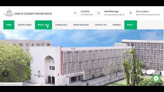 How To Check Karachi Board (BSEK) Matric Result 2023