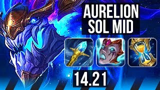 AURELION SOL vs YONE (MID) | Rank 10 Aurelion Sol, Dominating | NA Challenger | 14.21