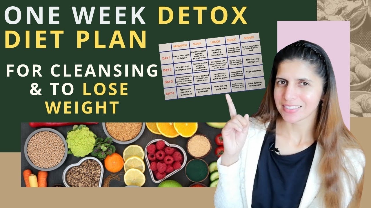 One Week Detox Diet Plan | 7 Day Cleansing Diet To Lose Weight ...