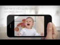 Philips In Sight wireless HD baby monitor B120   YouTube