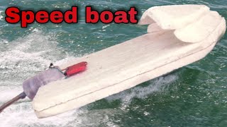 Creating a RC boat mini. Single motor RC boat || Tech Builder BD ||2021