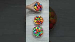 Oddly Satisfying Reverse Video with Colored Beads, Balls, Bells in Cups and other #beads #asmr