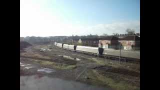 GBRf  Class 66  - 66 728 - Holgate - York - 12th April 2012