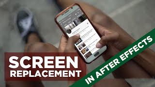 VFX Screen Replacement - Quick After Effects Tutorial