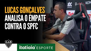 VEJA A ENTREVISTA COLETIVA DO AUXILIAR DO ATLÉTICO, LUCAS GONÇALVES